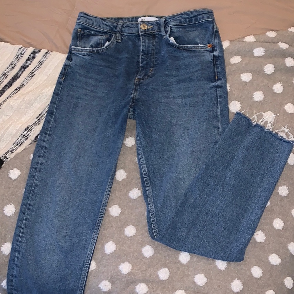 Zara Light-washed Skinny Jeans